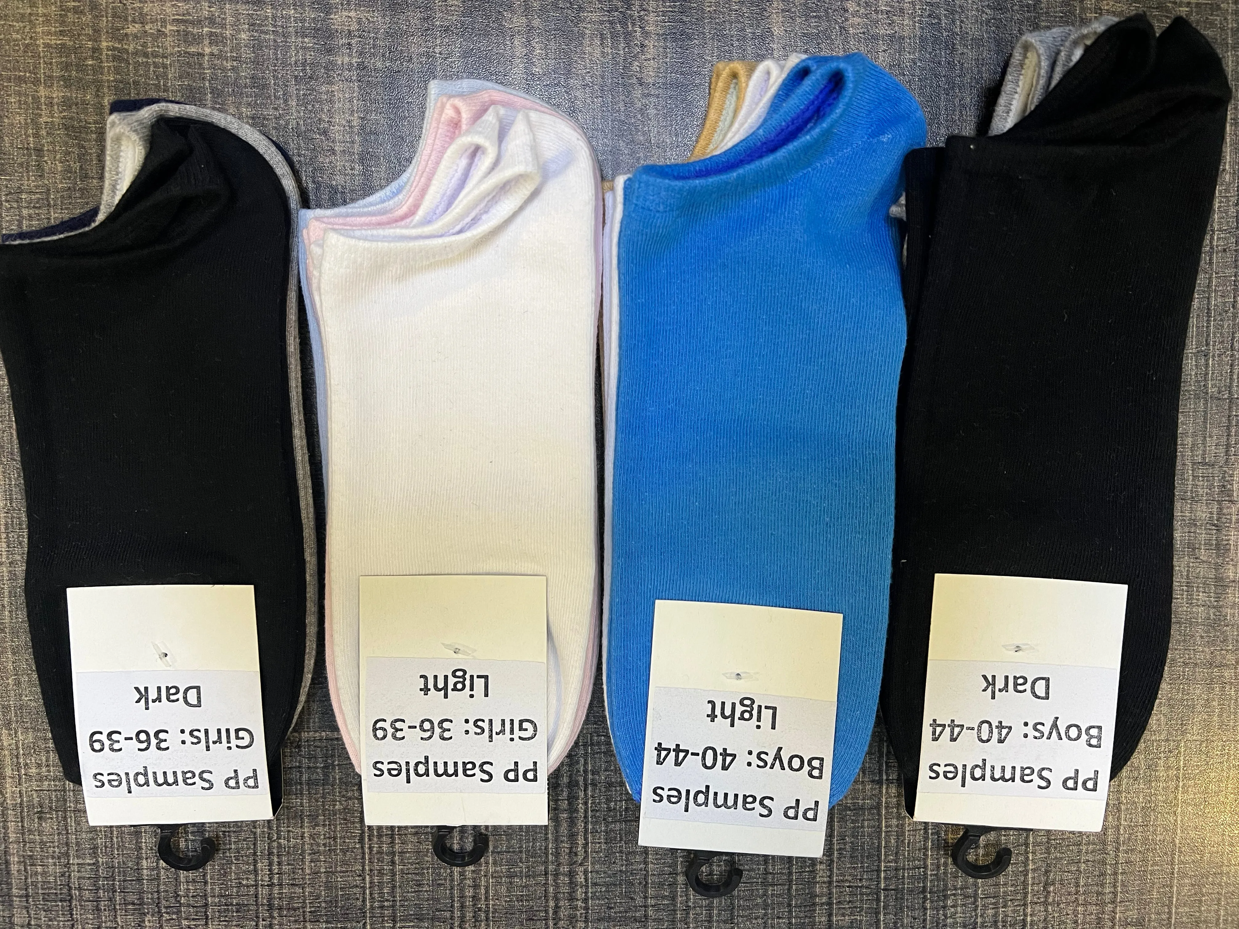 100%Cotton Women's Socks 3 Pairs (Dark)