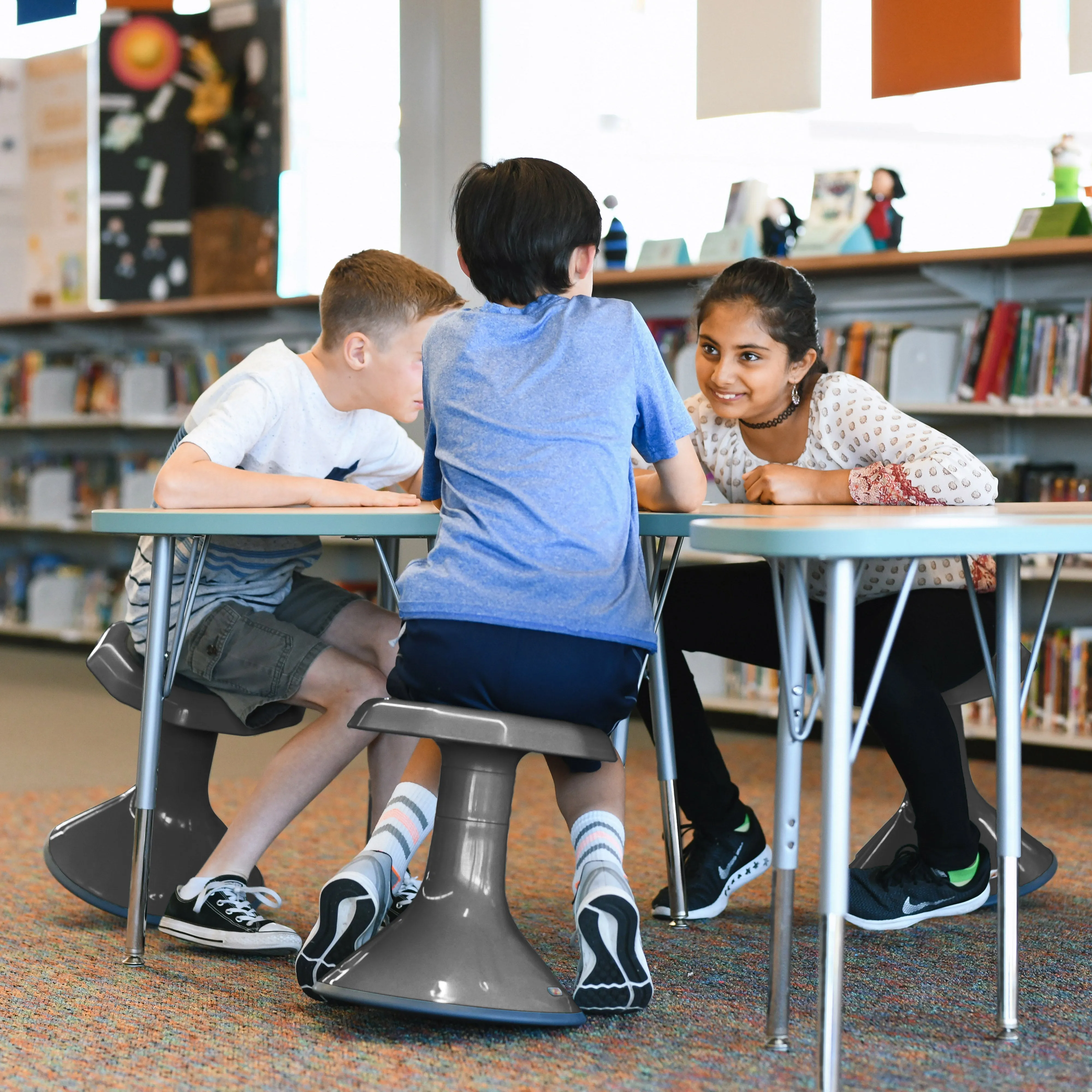 ACE Active Core Engagement Wobble Stool, Flexible Seating, 15in Seat Height