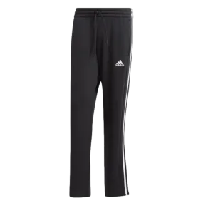 Adidas Essentials 3-Stripes Open Hem Fleece Pants