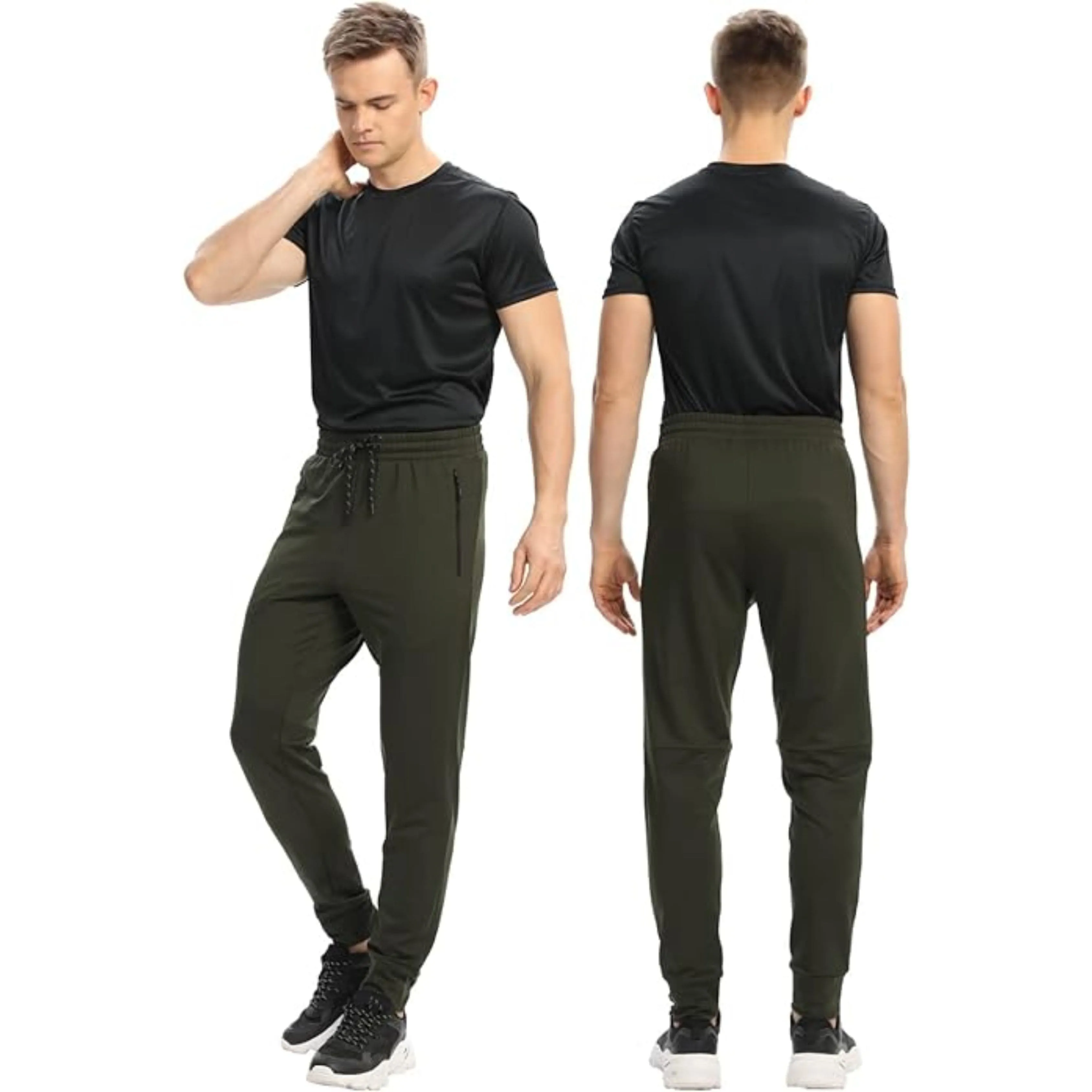 AYEGOO - Jogger Gym Sweatpants, Athletic Jogger Workout Pants