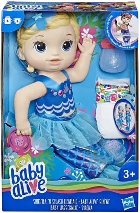 Baby Alive Shimmer 'N Splash Mermaid - Blonde