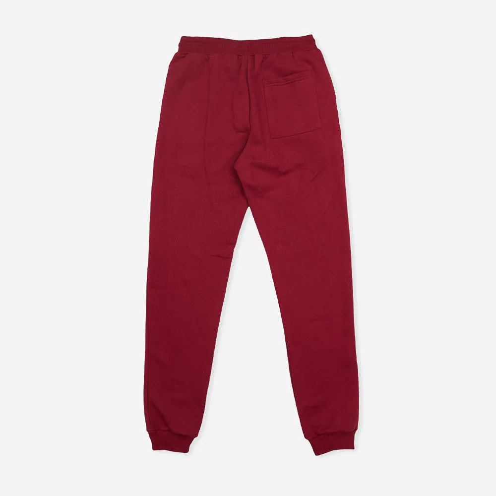 Blaze Felt Applique Sweatpants Burgundy