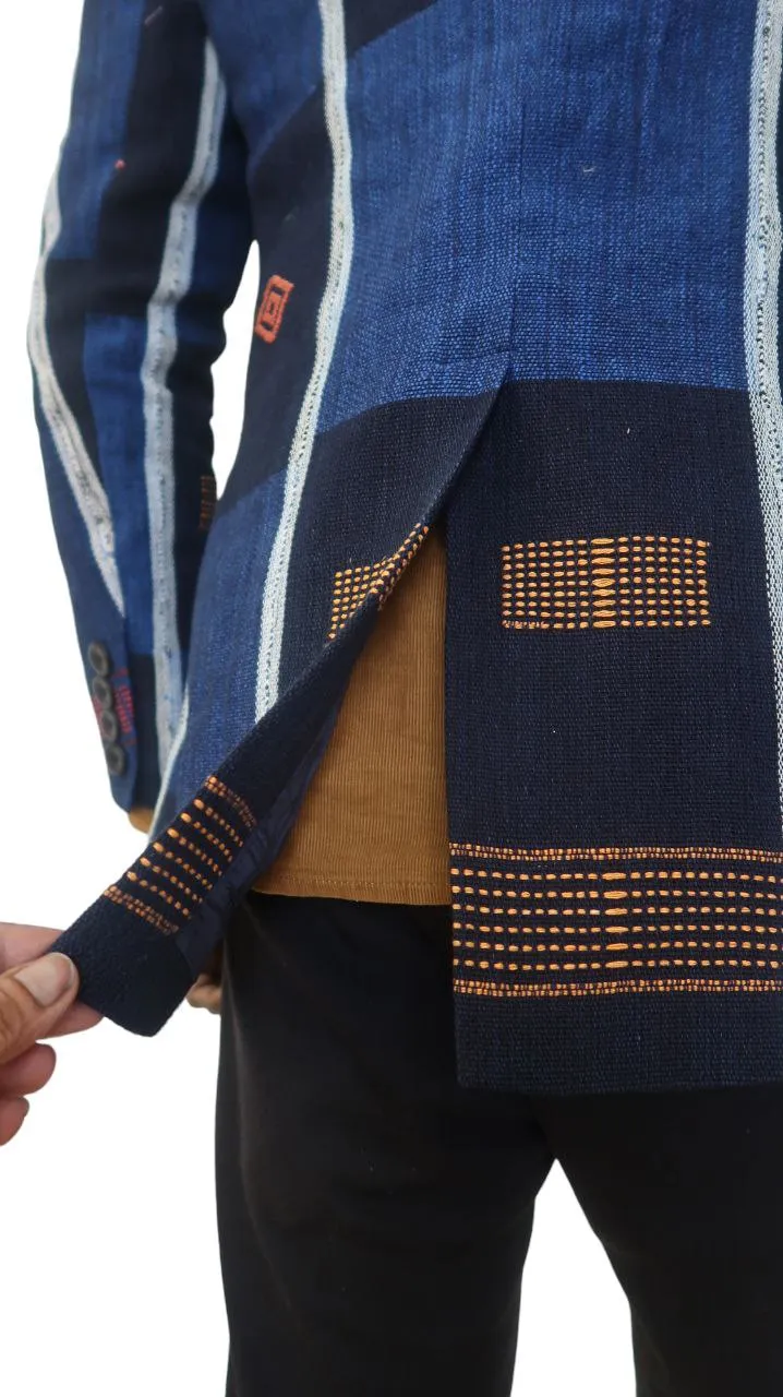 Blazer Homme Pagne Africain Senoufo - Élégance, authenticité et Histoire