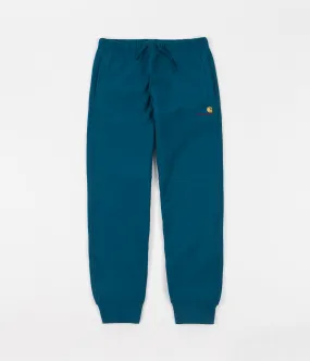 Carhartt American Script Sweatpants - Moody Blue