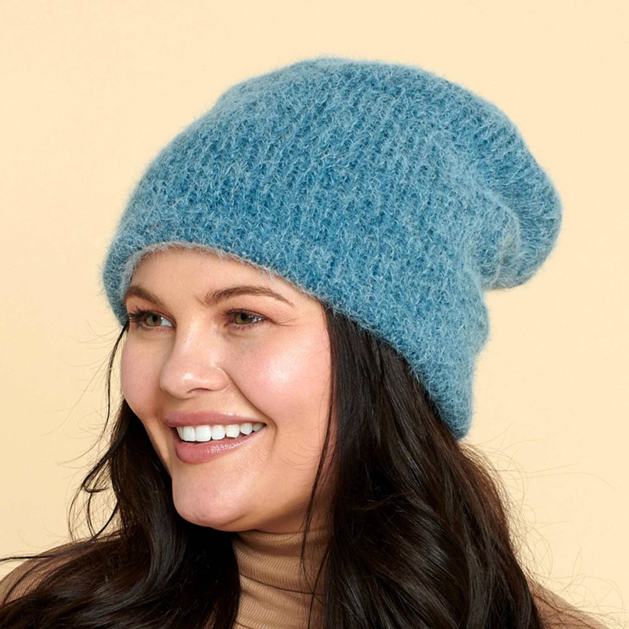 Caron Inside Out Knit Beanie