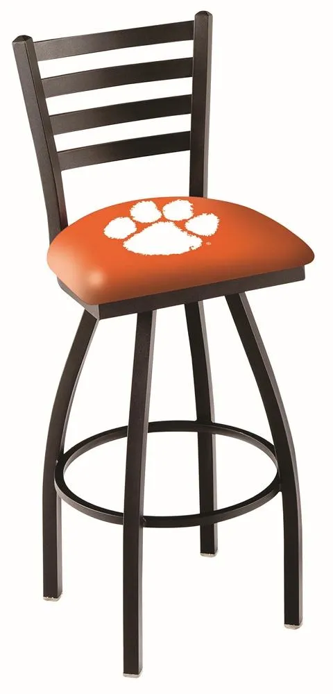 Clemson Tigers HBS Orange Ladder Back High Top Swivel Bar Stool Seat Chair