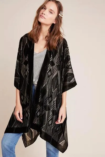 Diamond Velvet Kimono