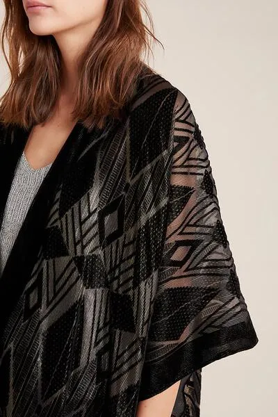 Diamond Velvet Kimono