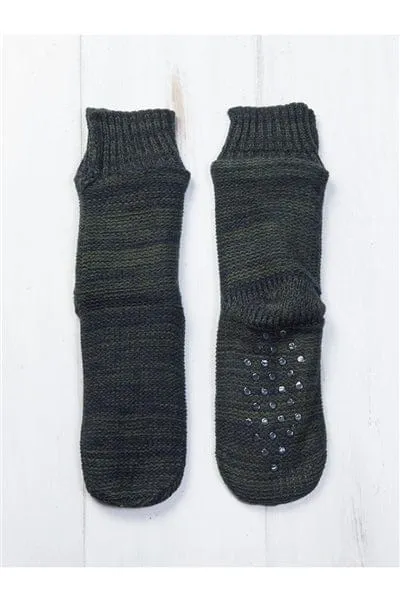 Donegal Socks, Fleece lined - Blackberry