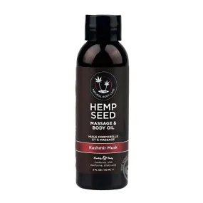 Earthly Body Hemp Seed Massage & Body Oil Kashmir Musk