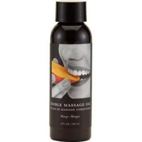 Edible Spa Quality Flavored Skin Nourishing Massage & Body Oil Mango