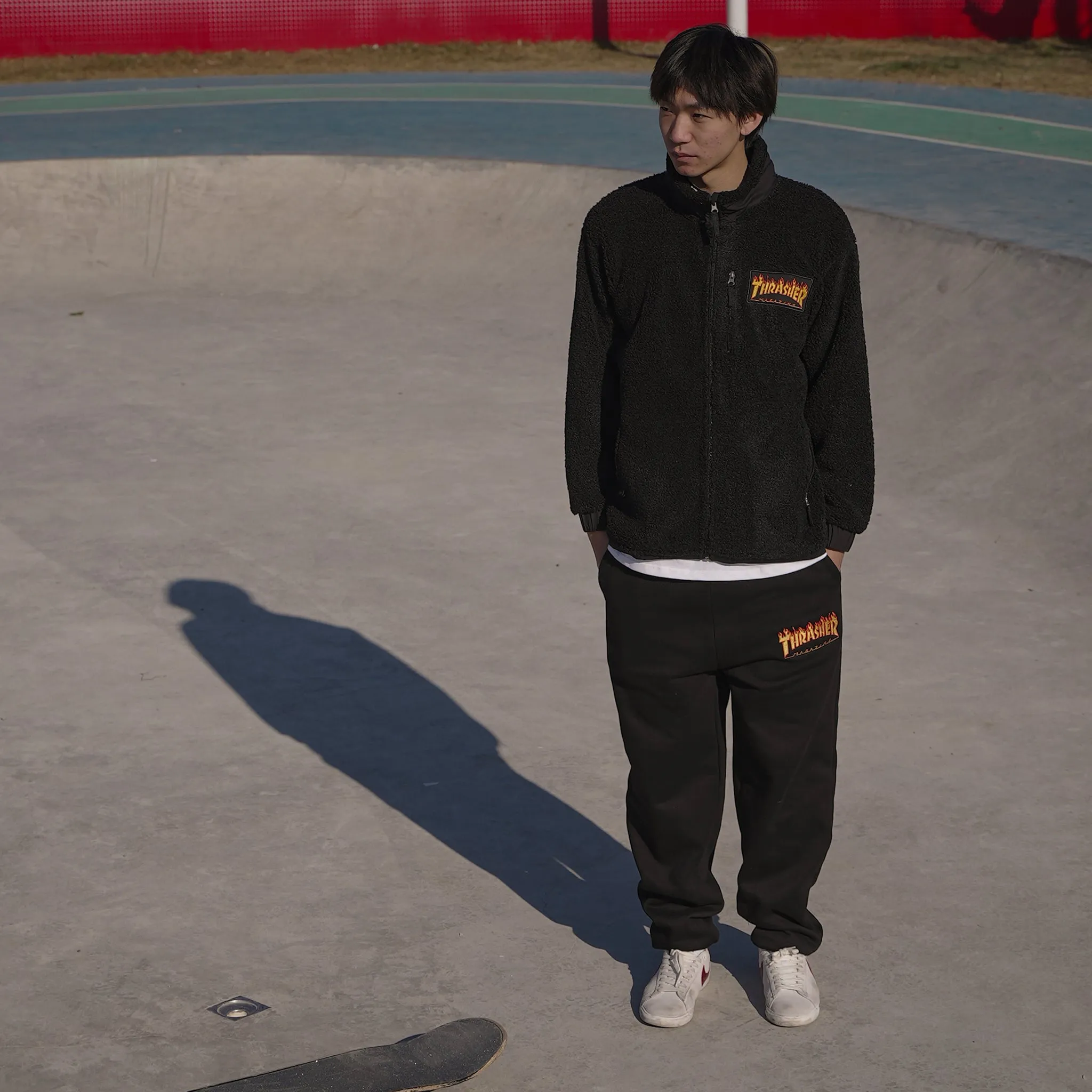 Flame Sweatpants (Black)