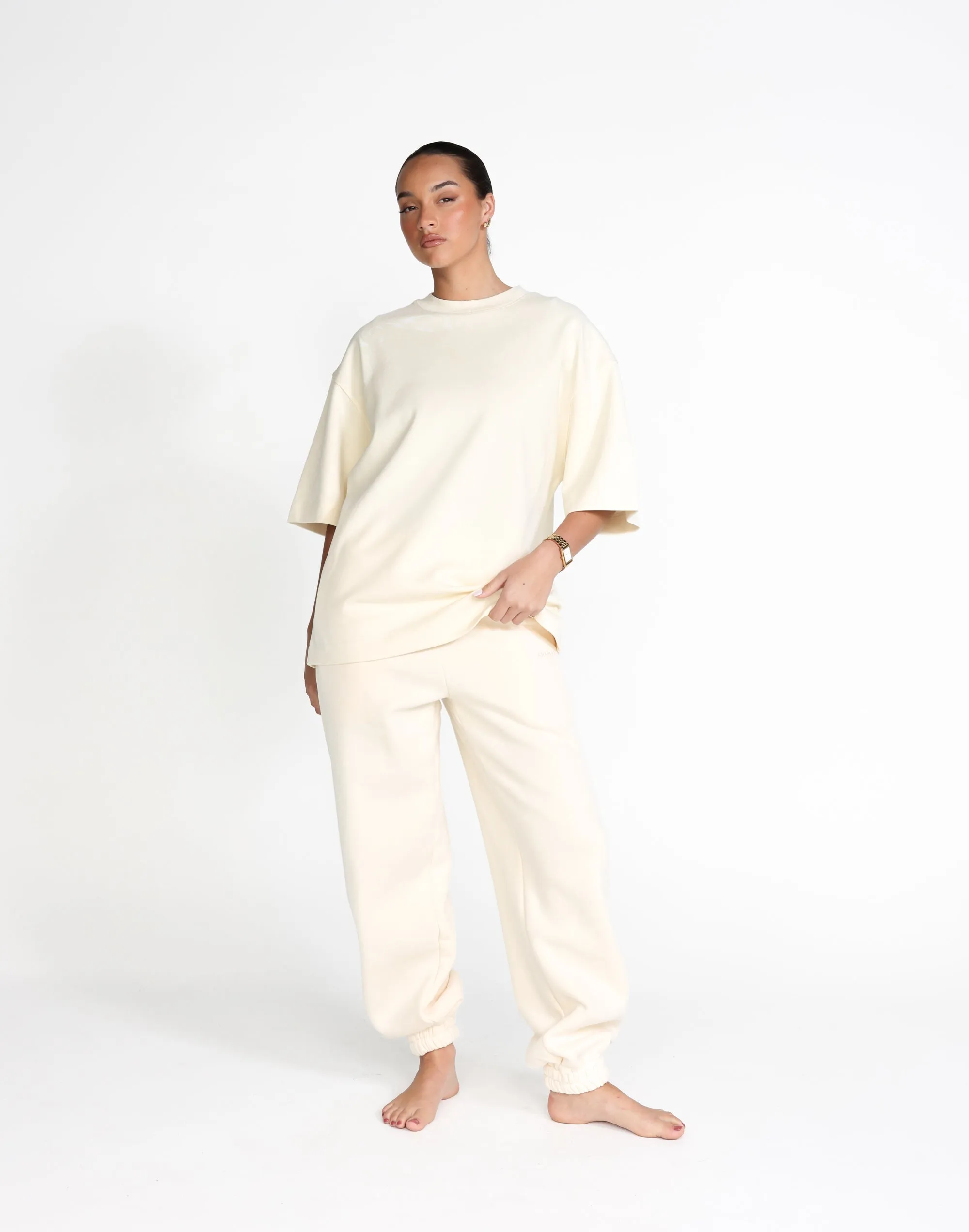 Jamie Tracksuit Pants (Milk)