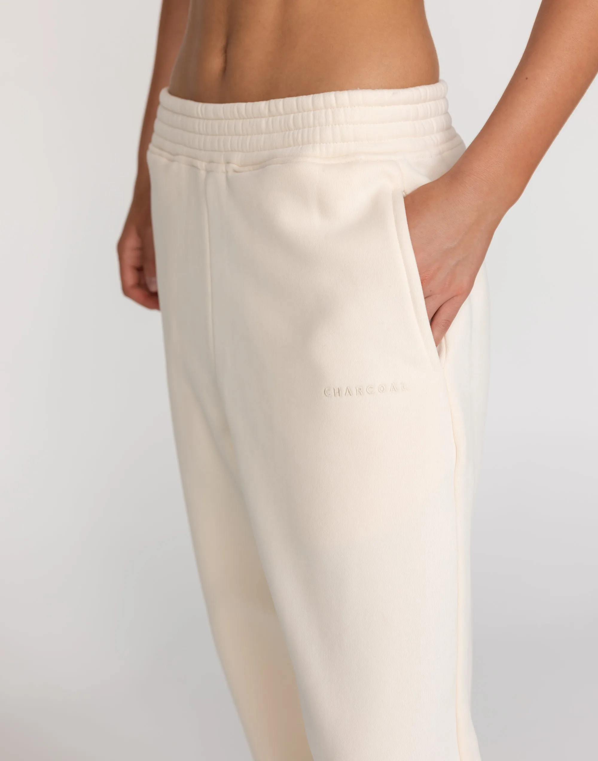 Jamie Tracksuit Pants (Milk)