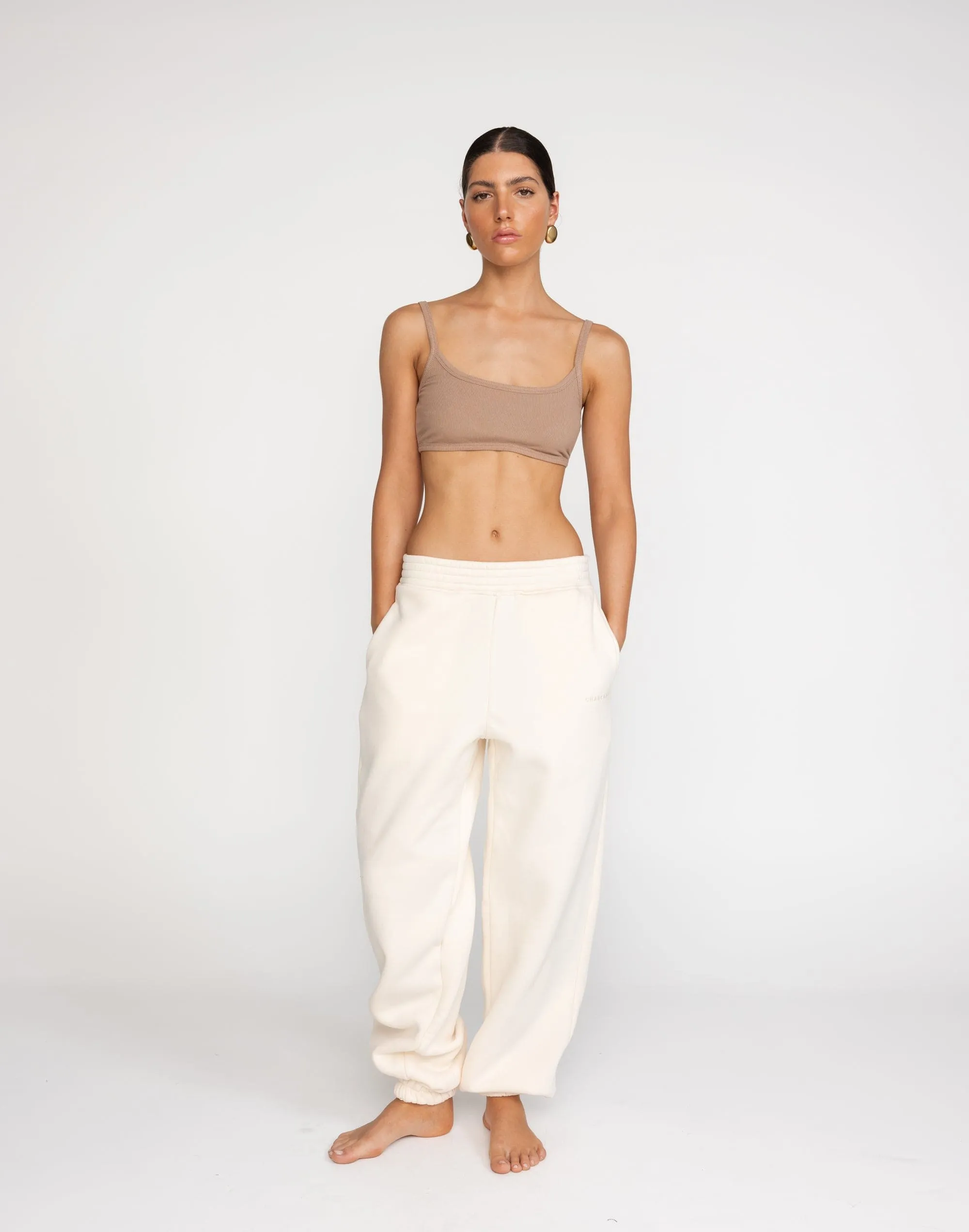 Jamie Tracksuit Pants (Milk)