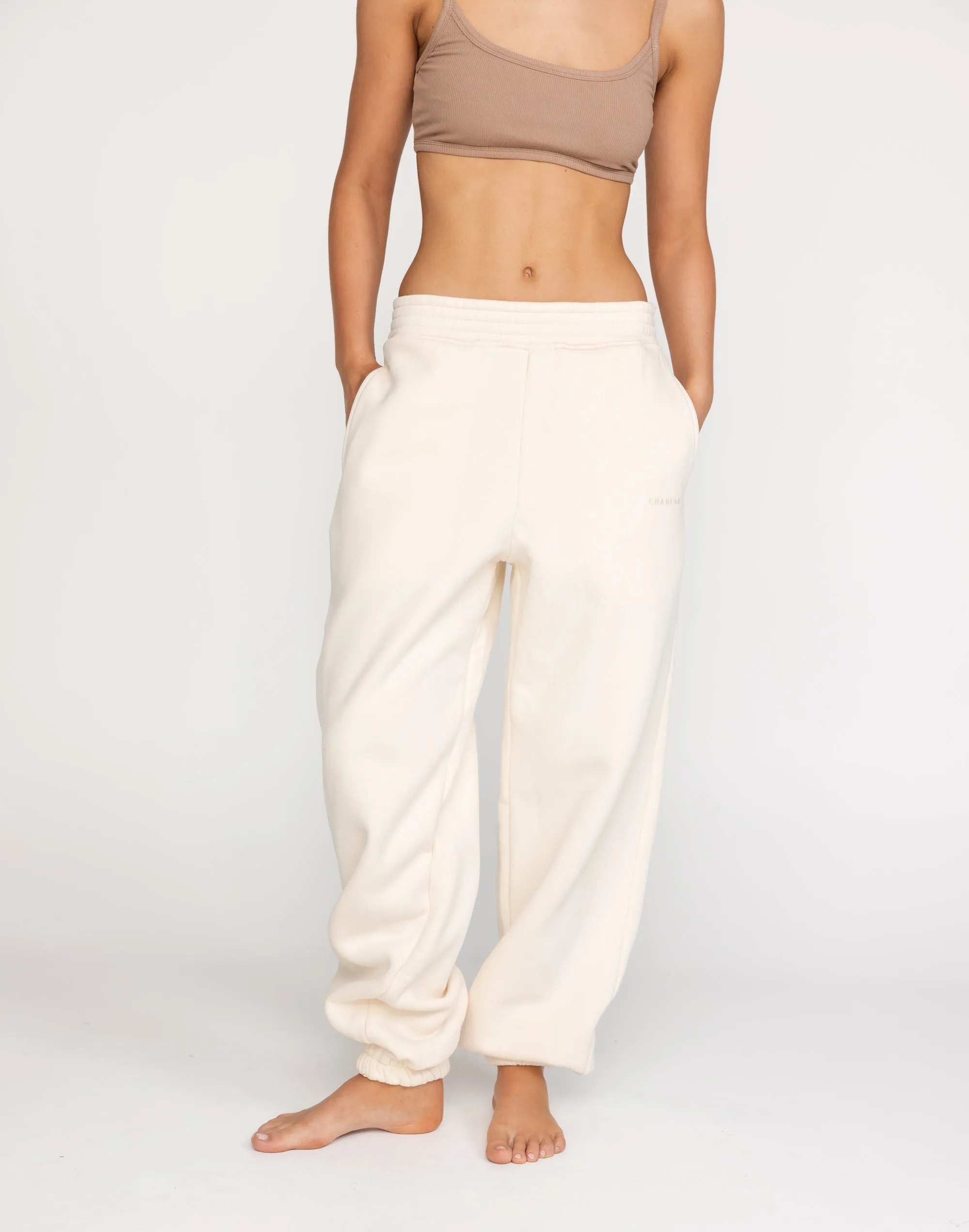 Jamie Tracksuit Pants (Milk)