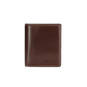 Large Bifold Wallet With ID Window - Mocha