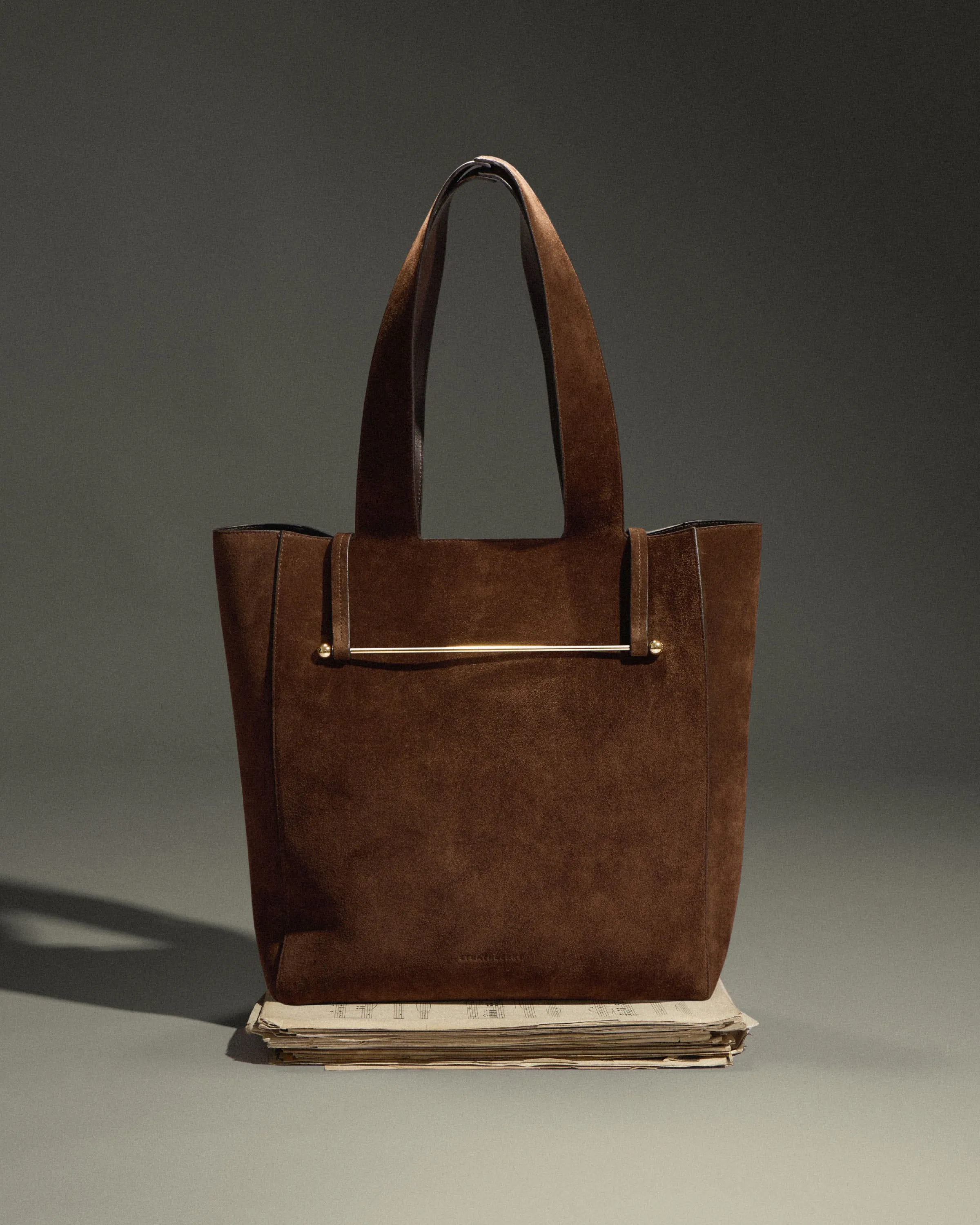 Melody Tote - Chocolate Suede