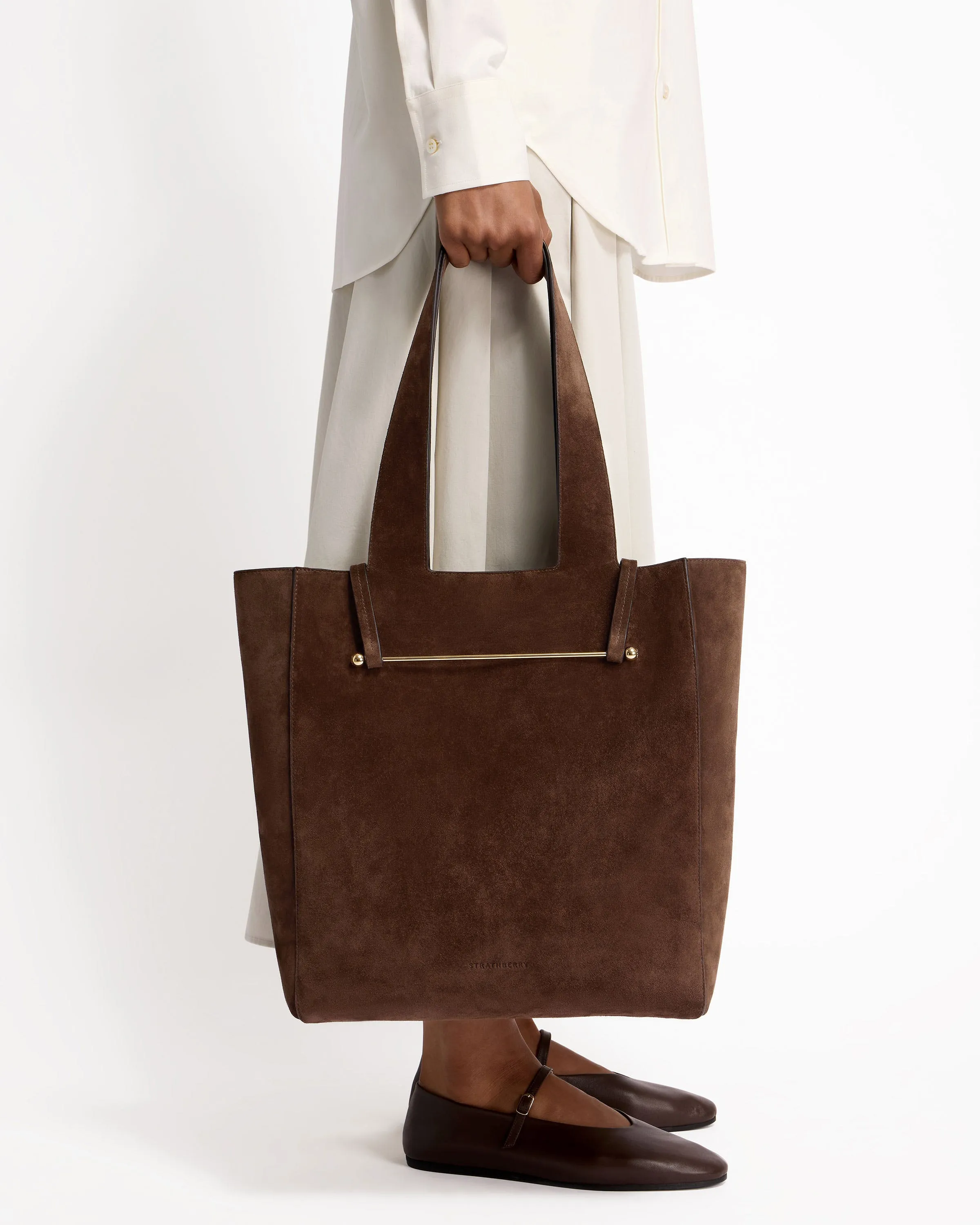 Melody Tote - Chocolate Suede