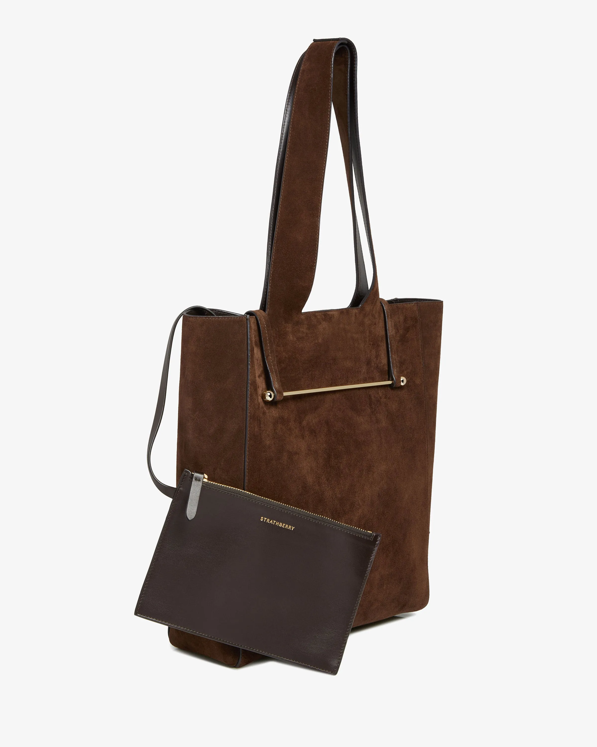 Melody Tote - Chocolate Suede