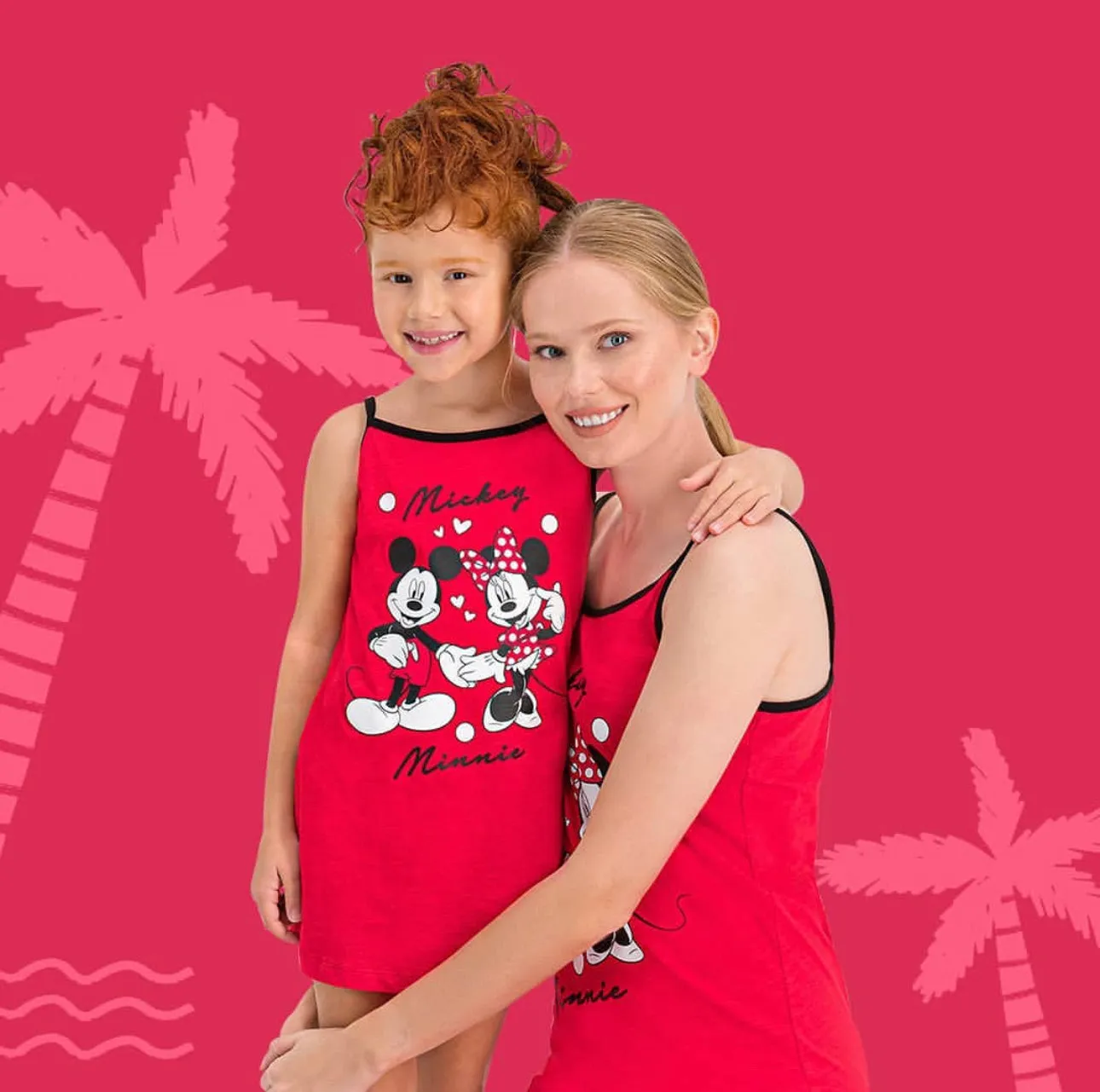 Minnie Mouse Adult Sleeveless Jammie Dress