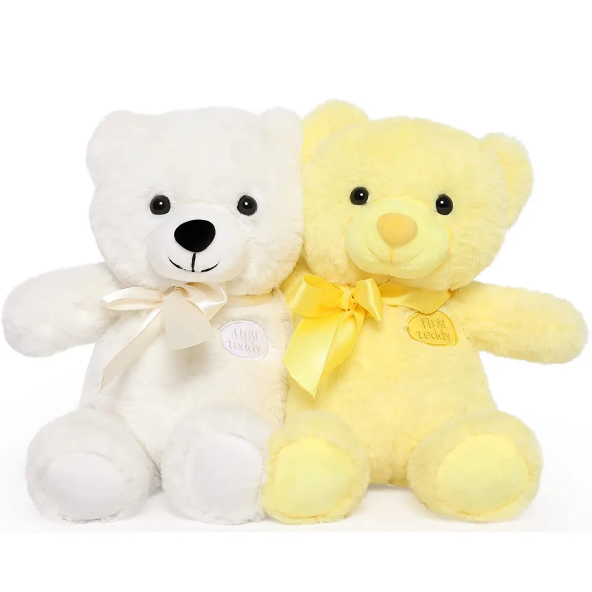 MorisMos 2-Pack Teddy Bear Plush Toy Set