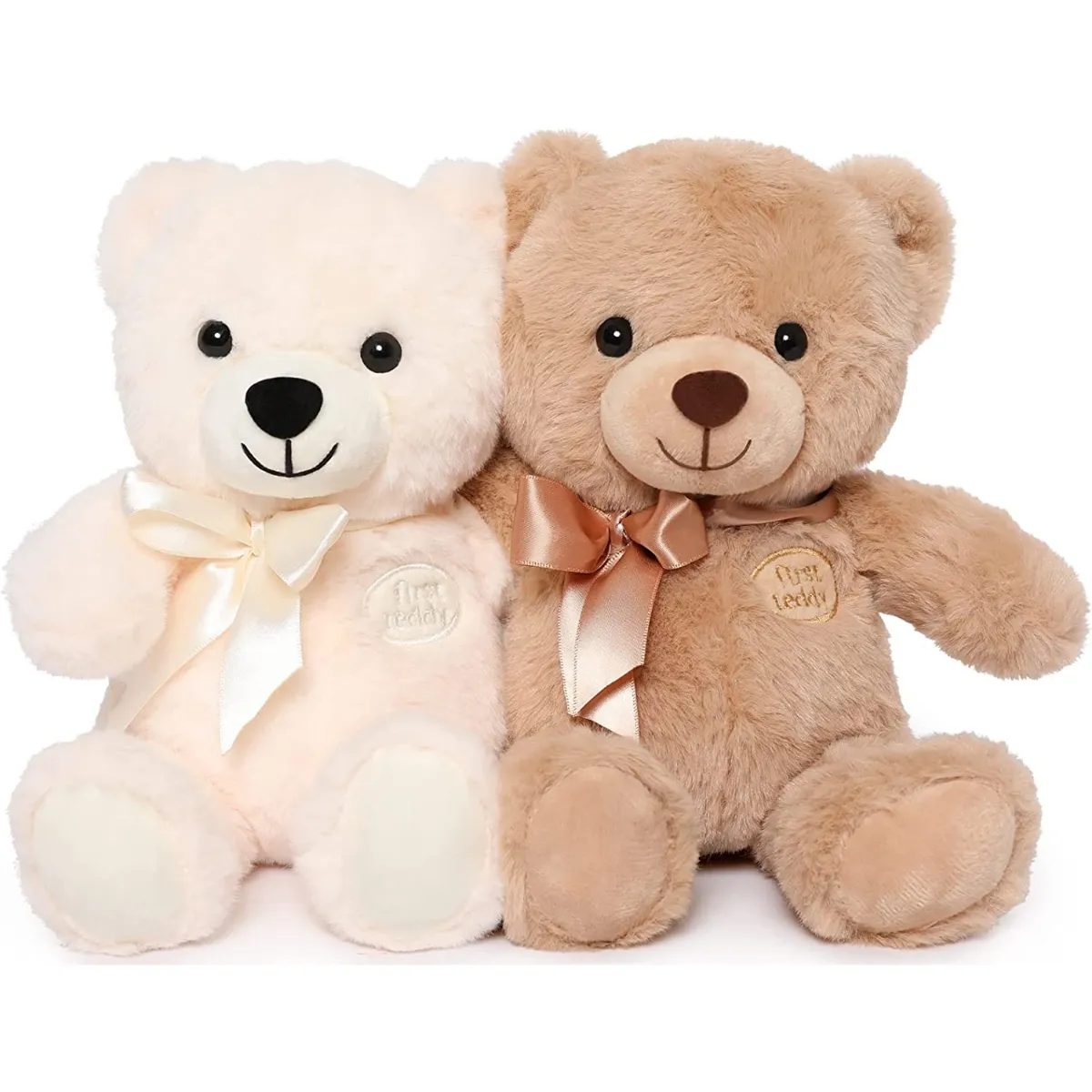MorisMos 2-Pack Teddy Bear Plush Toy Set