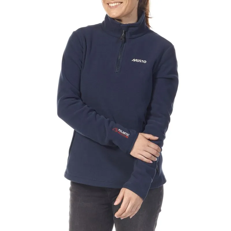 Musto Snug Ladies Polartec 1/4 Zip Fleece - Navy