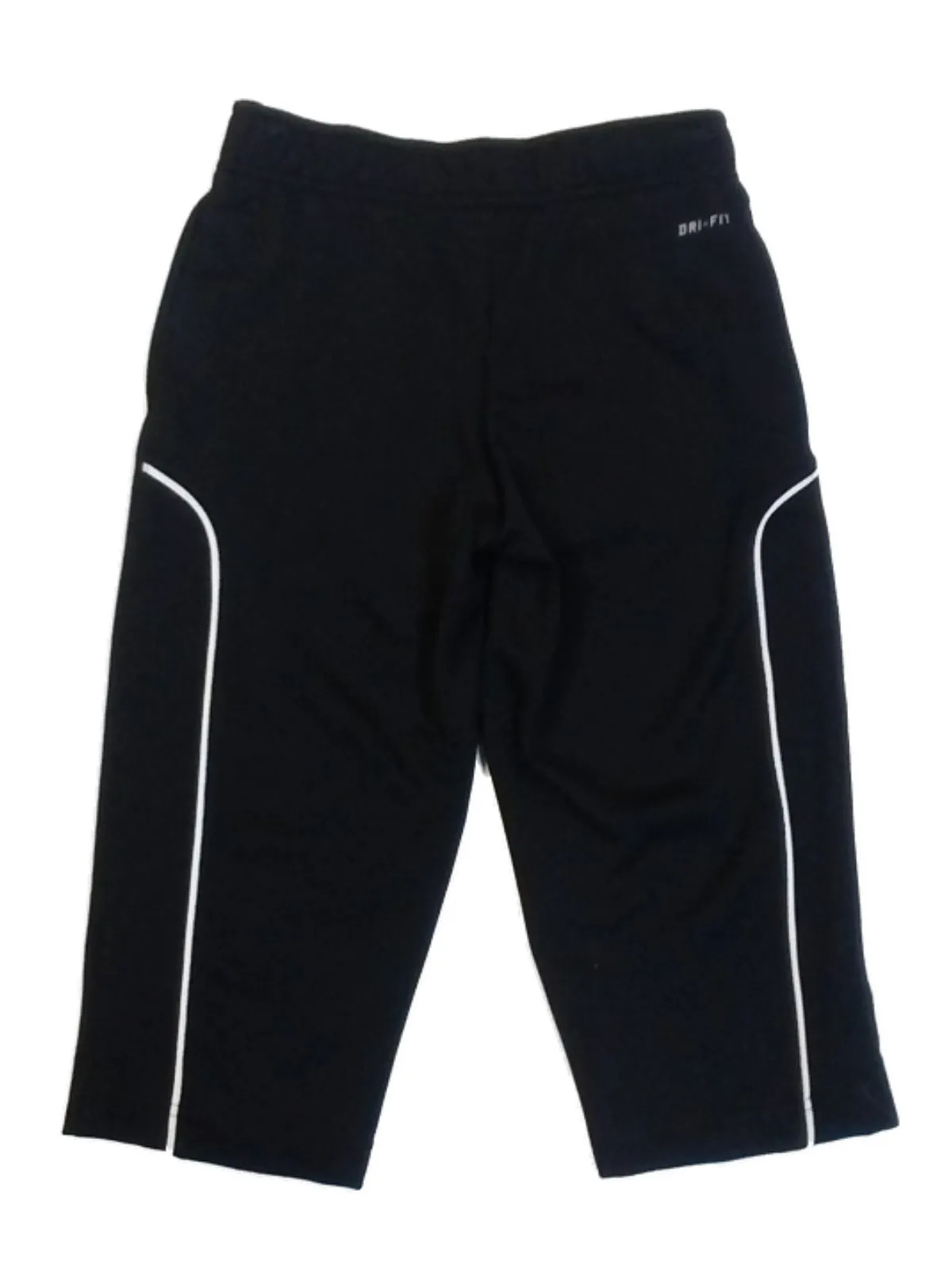 Nike YOUTH GIRLS Black Dri-Fit Drawstring Sweatpants with Pockets (S)