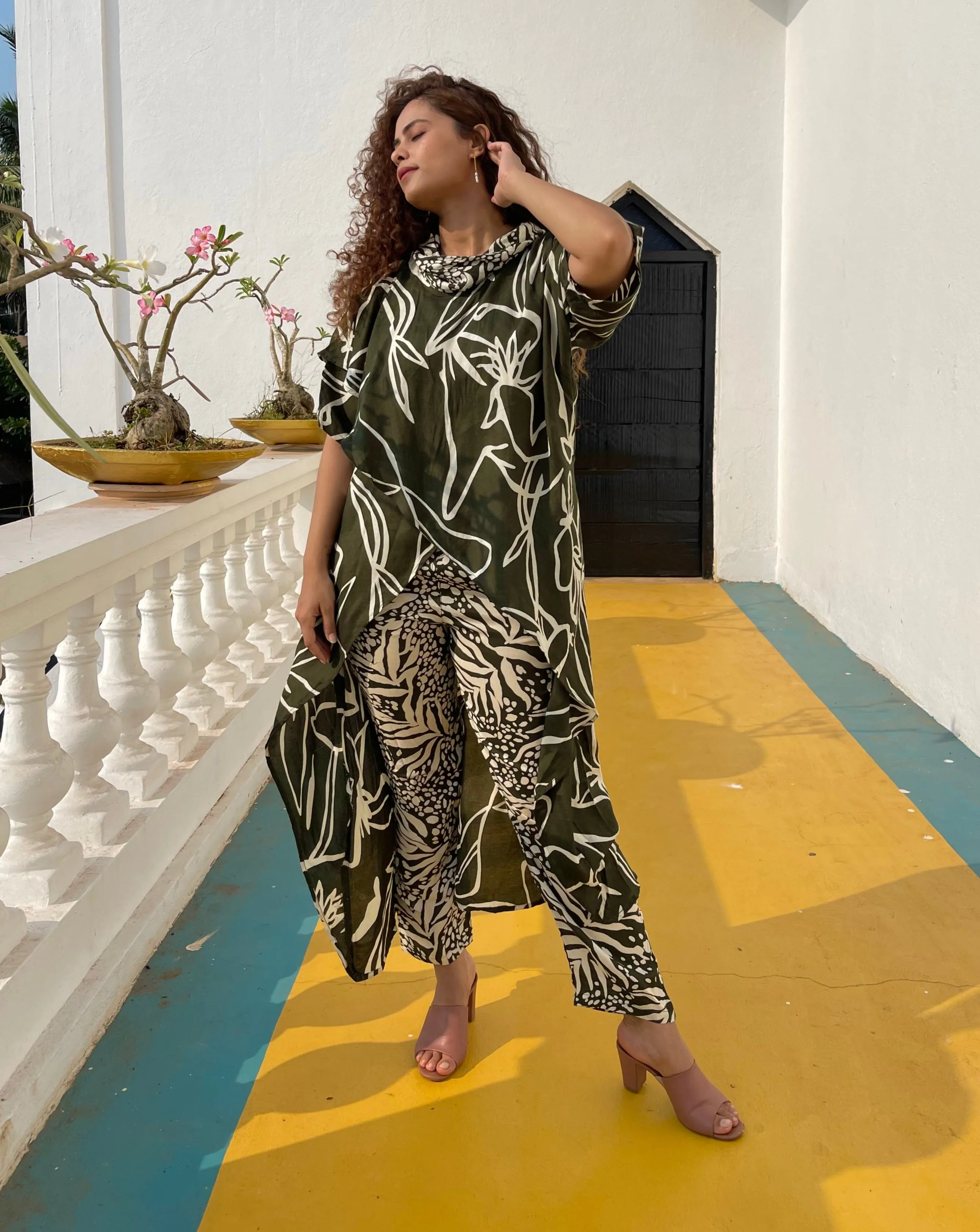 OLIVA FOREST GREEN COORD SET