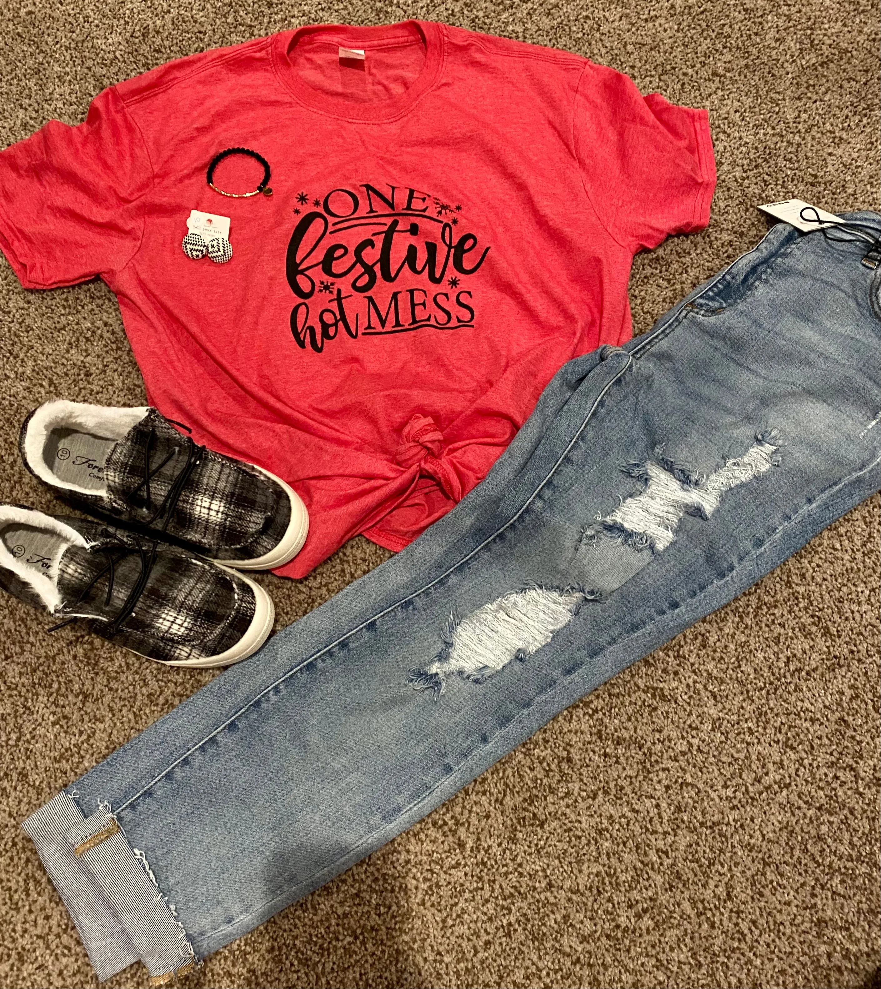 One festive hot mess