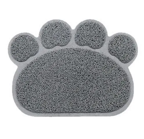 Paw Print Pet Litter Mat Charming Functional