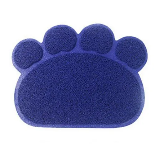 Paw Print Pet Litter Mat Charming Functional