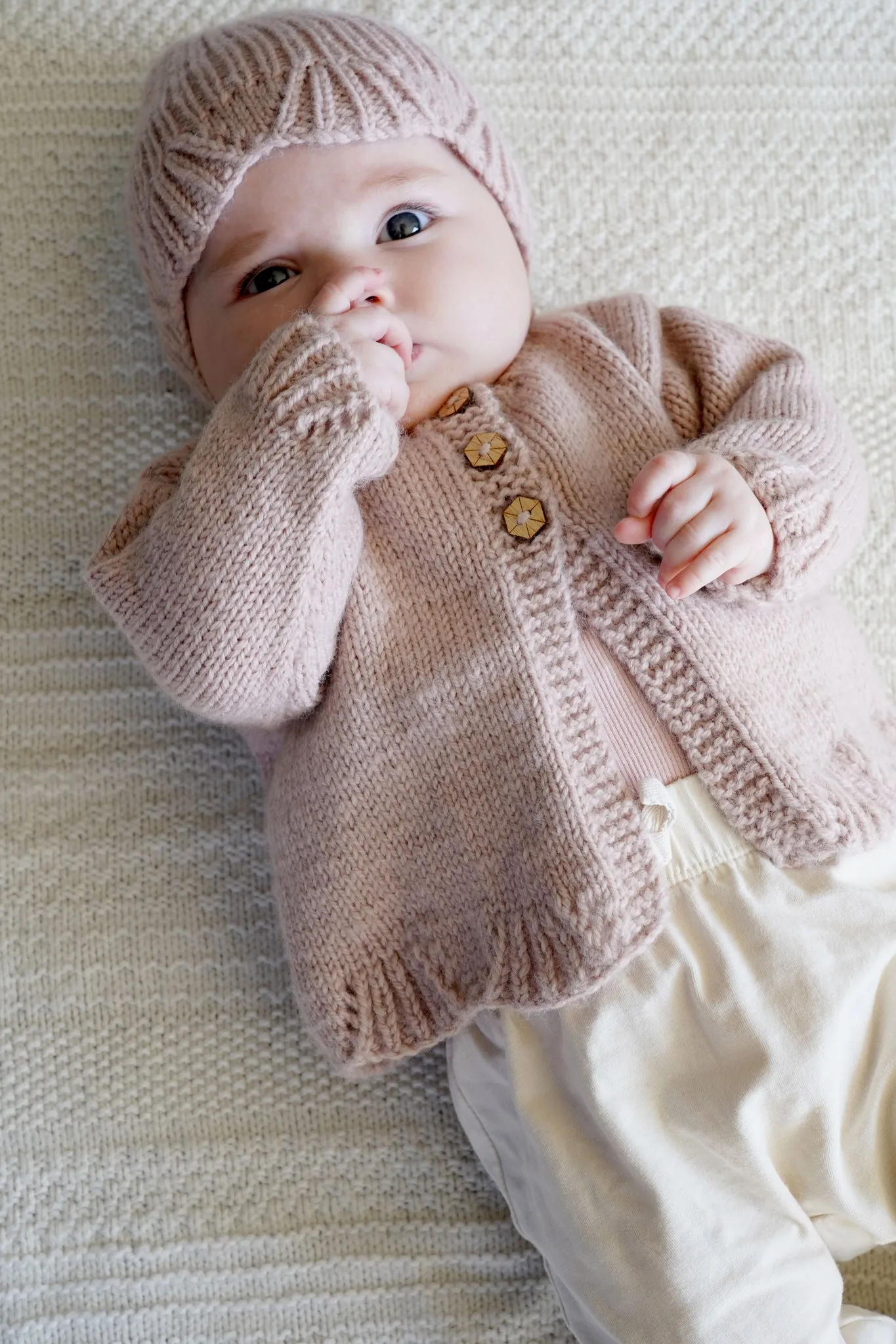 Poppy Cardi & Hat Knit Pattern
