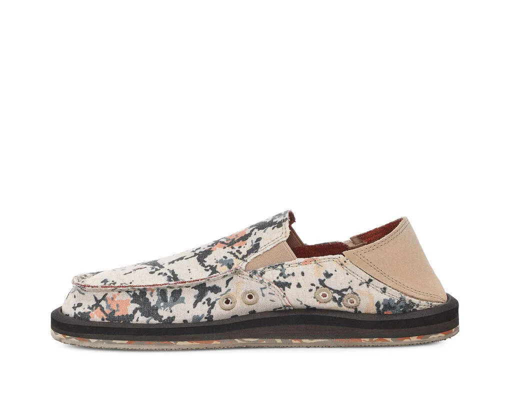 Sanuk Mens Sidewalk Surfer ST Donavon Paint Splatter