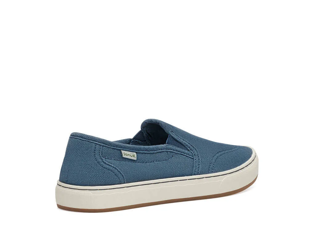 Sanuk Womens Avery Hemp Legion Blue
