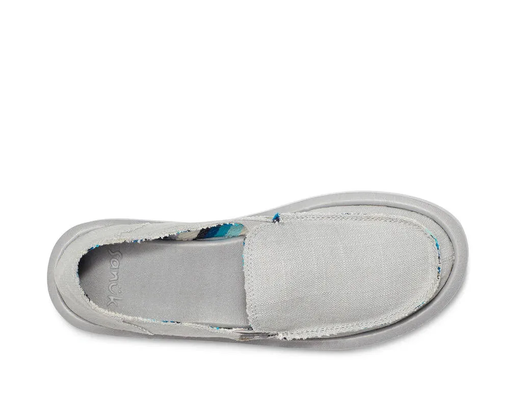 Sanuk Womens Donna Soft Top Hemp Grey