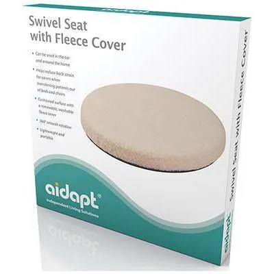 Swivel Seat with Fleece Cover