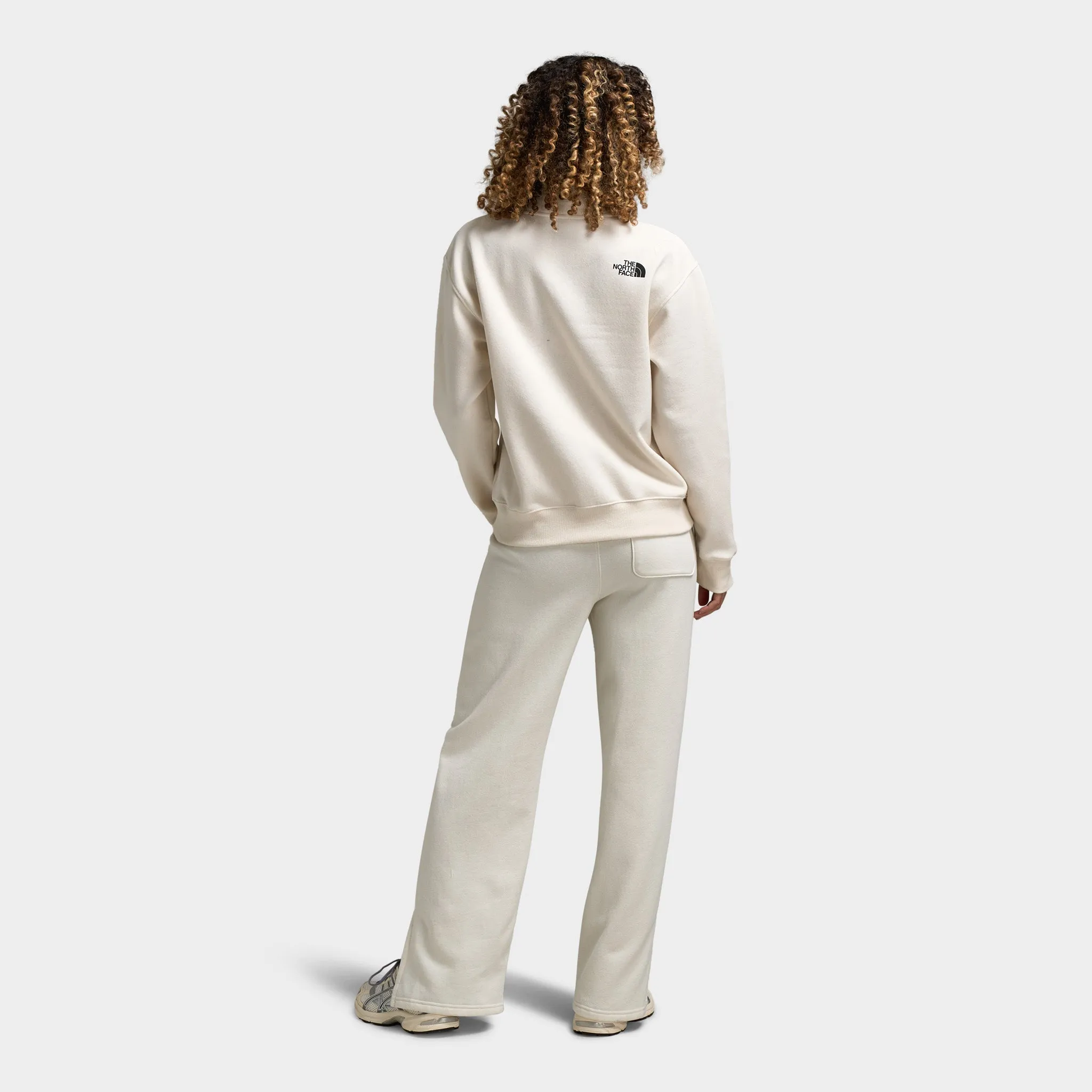 The North Face Women's Box Half Dome Quarter Zip / White
