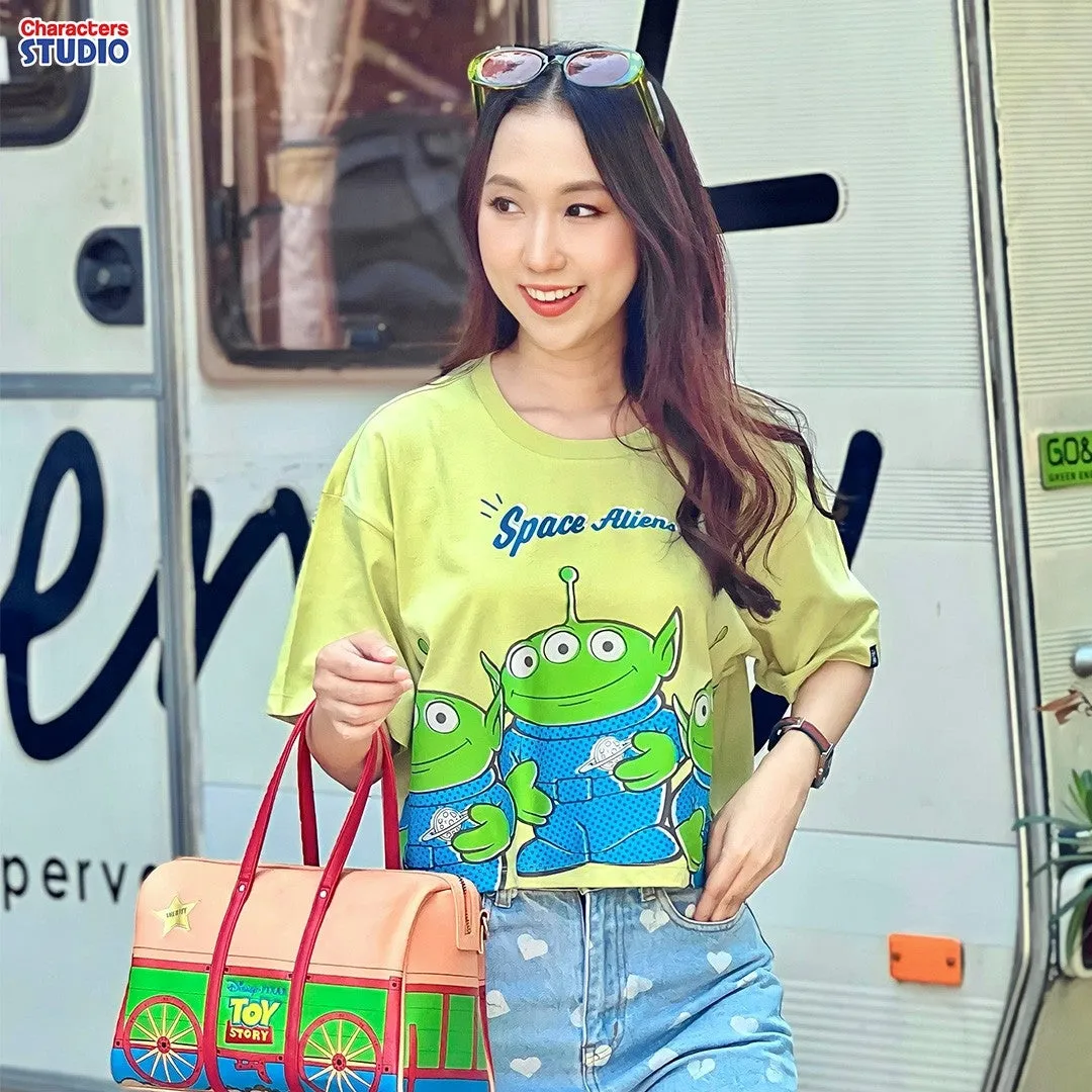 Toy Story Space Aliens Crop T-Shirt.