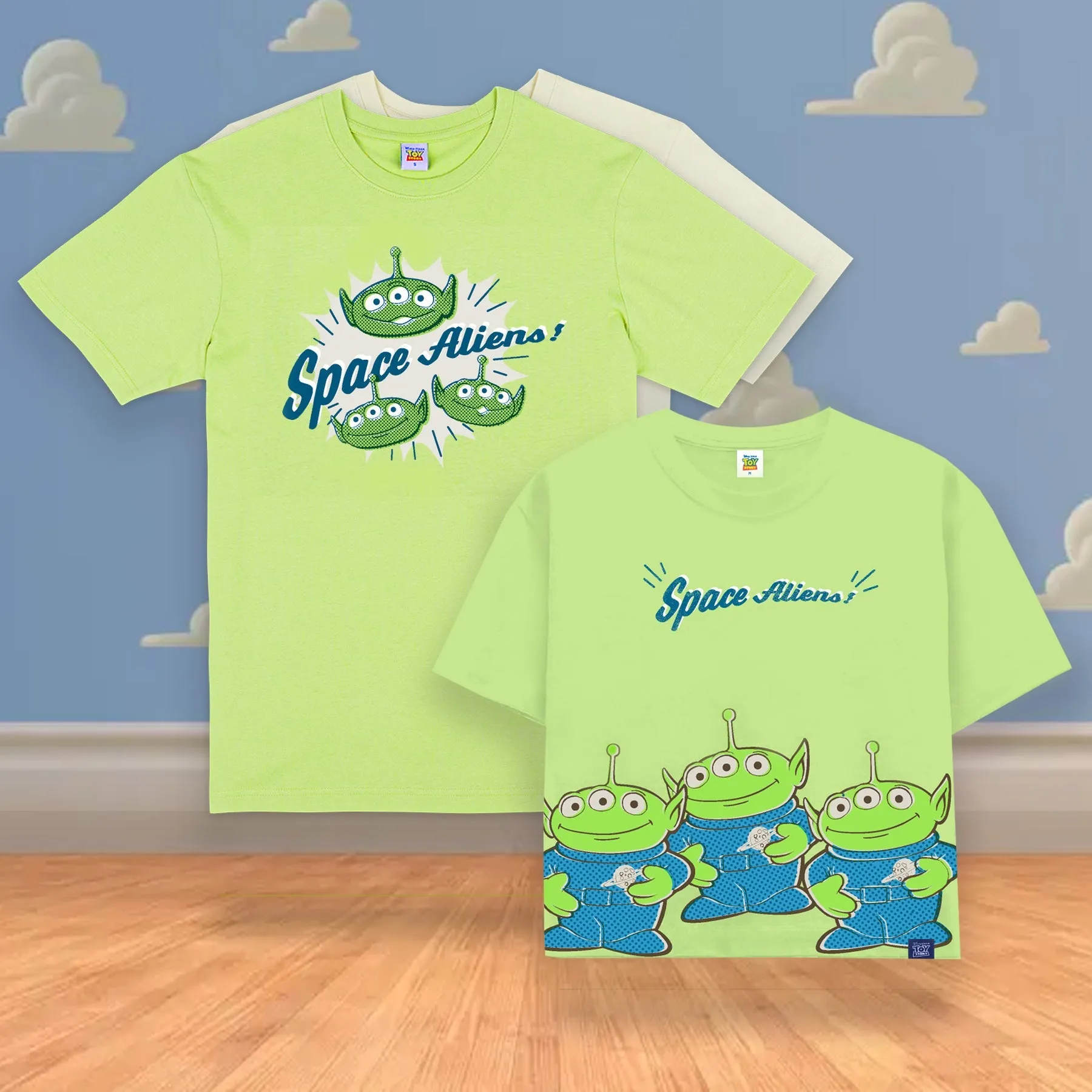 Toy Story Space Aliens Crop T-Shirt.
