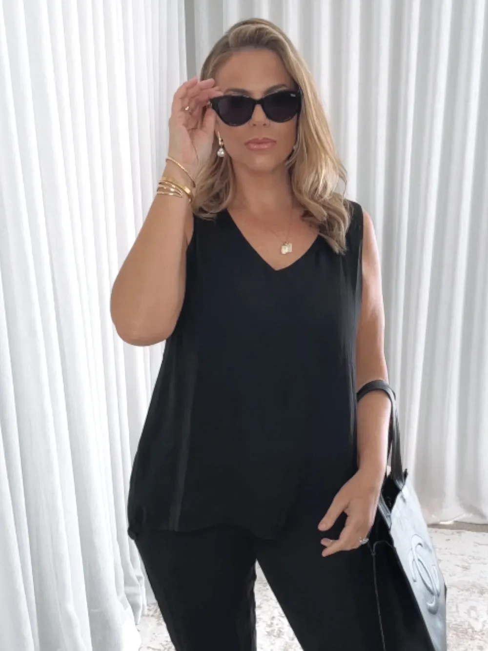 Traveller Luxe Cami - Black