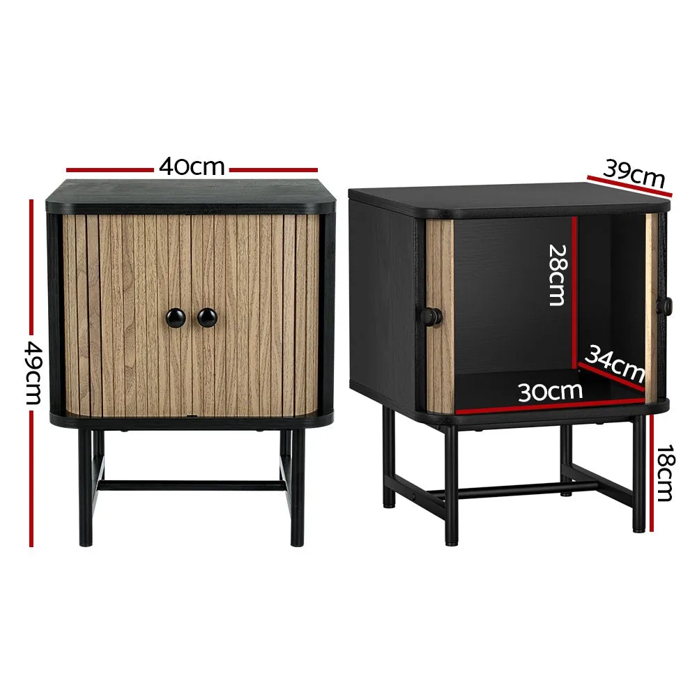 Two Tone Modern Style Bedside Table