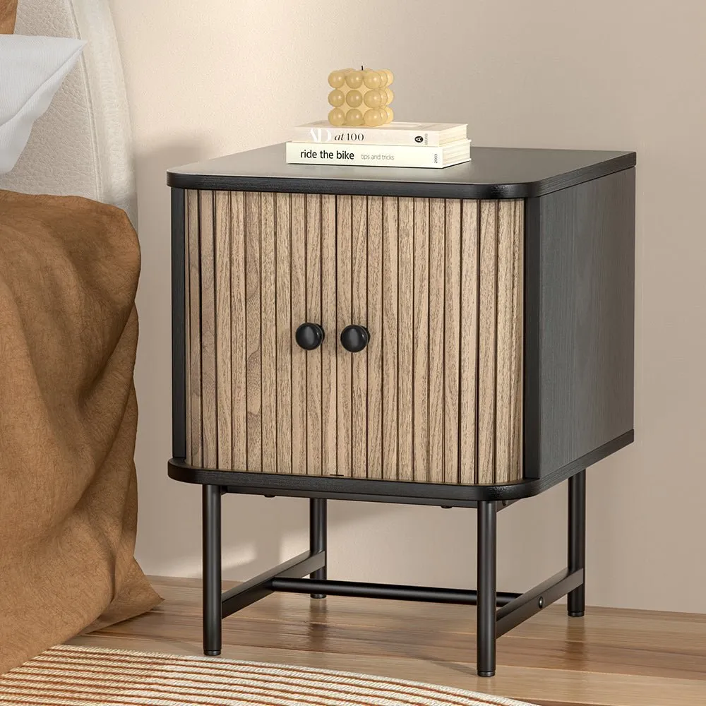 Two Tone Modern Style Bedside Table